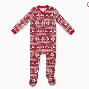 Pottery barn kids classic fair isle pajamas